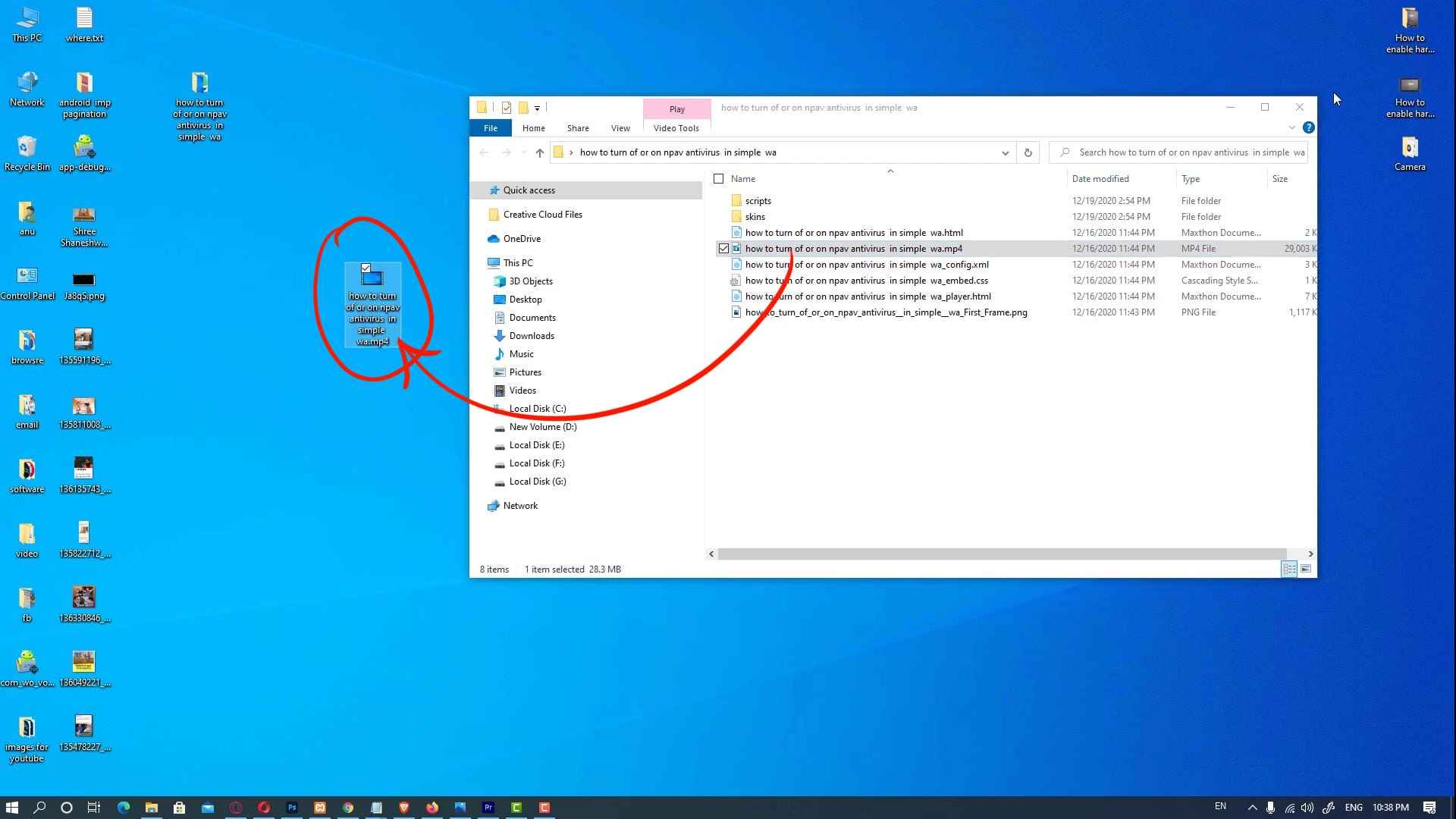Fix importer reporter a generic error Copy file to another folder