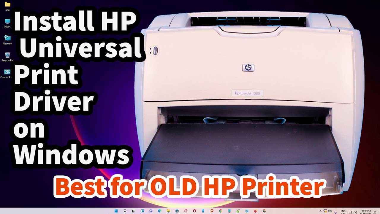 How to Install HP Print Driver on Any Windows | how to install hp printer on windows by hp universal printer