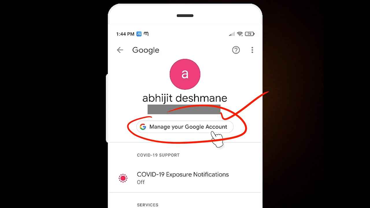 Manage your Google Account