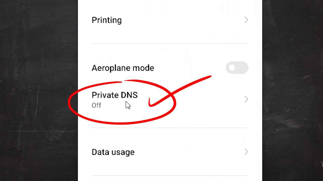 Private DNS in Android Mobile