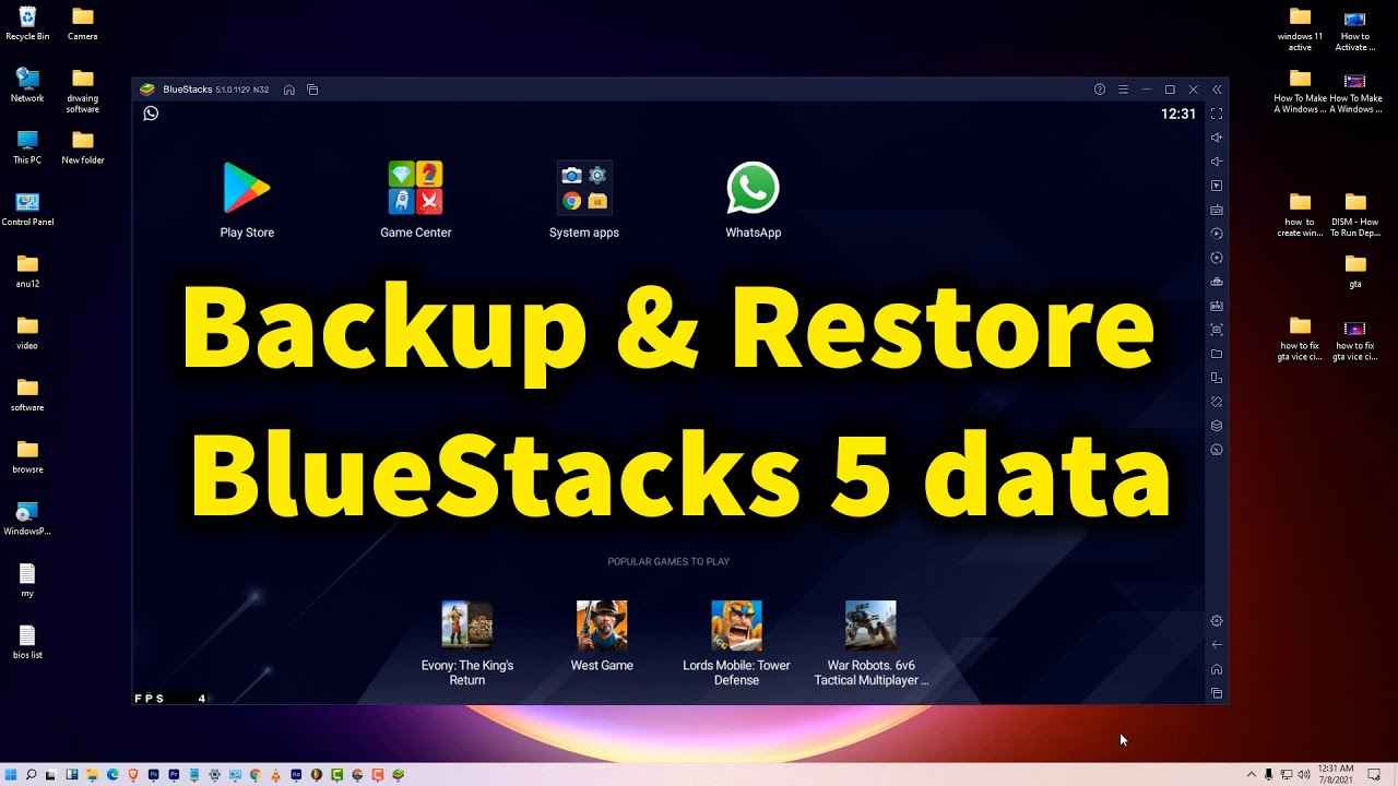 How to Backup and Restore Bluestacks 5 data How to Backup and Restore Bluestacks 5 data
