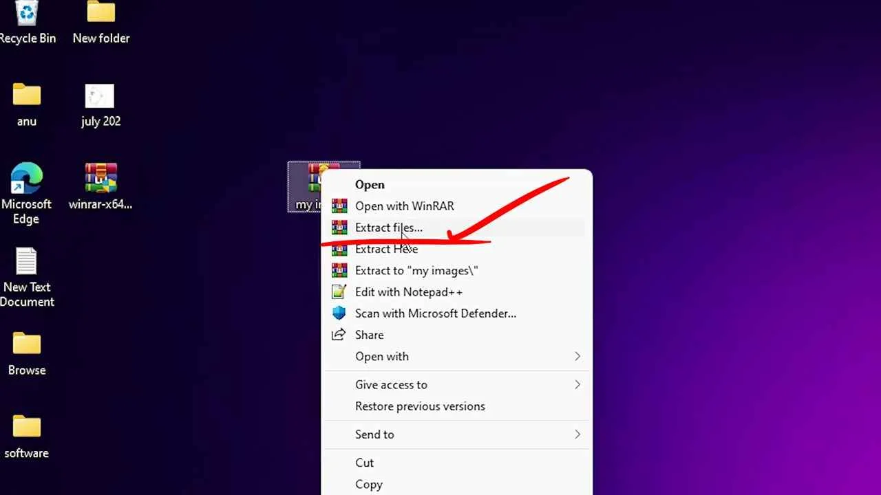Extract RAR Files