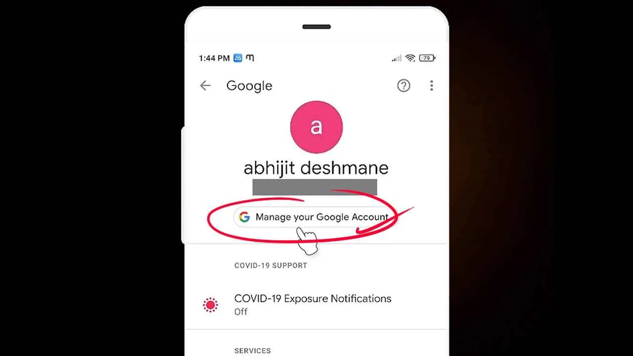 Manage your Google Account
