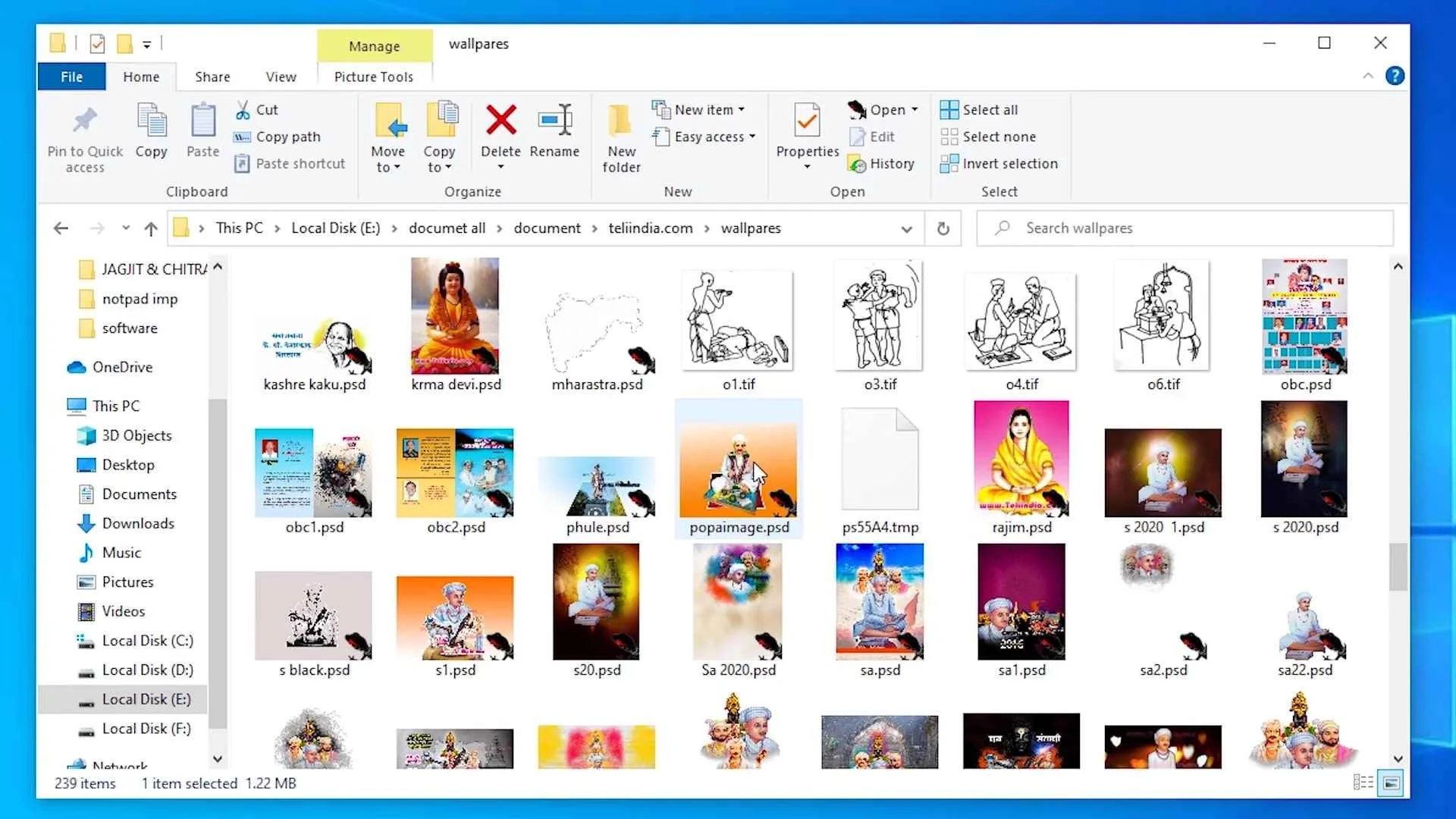 Photoshop PSD files Thumbnail Preview Showing in Windows
