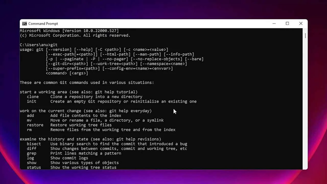 check Git is successfully installed or not